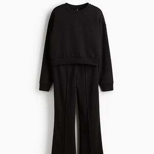 H&M Black Flare Jumpsuit
